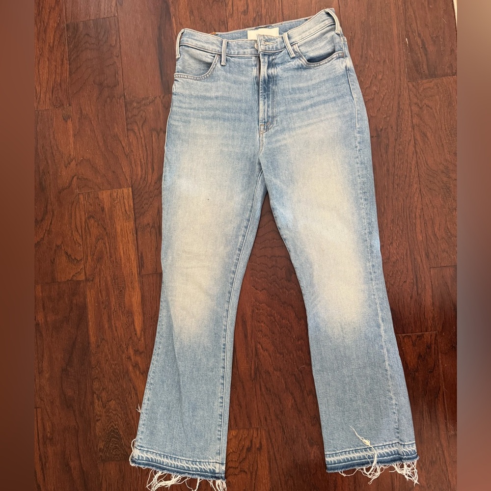 MOTHER Light Blue Flare Jeans